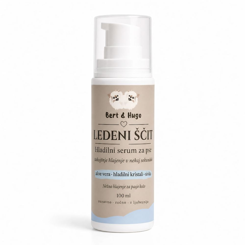 Bert & Hugo Ledeni ščit – Hladilni serum za pse (100ml)
