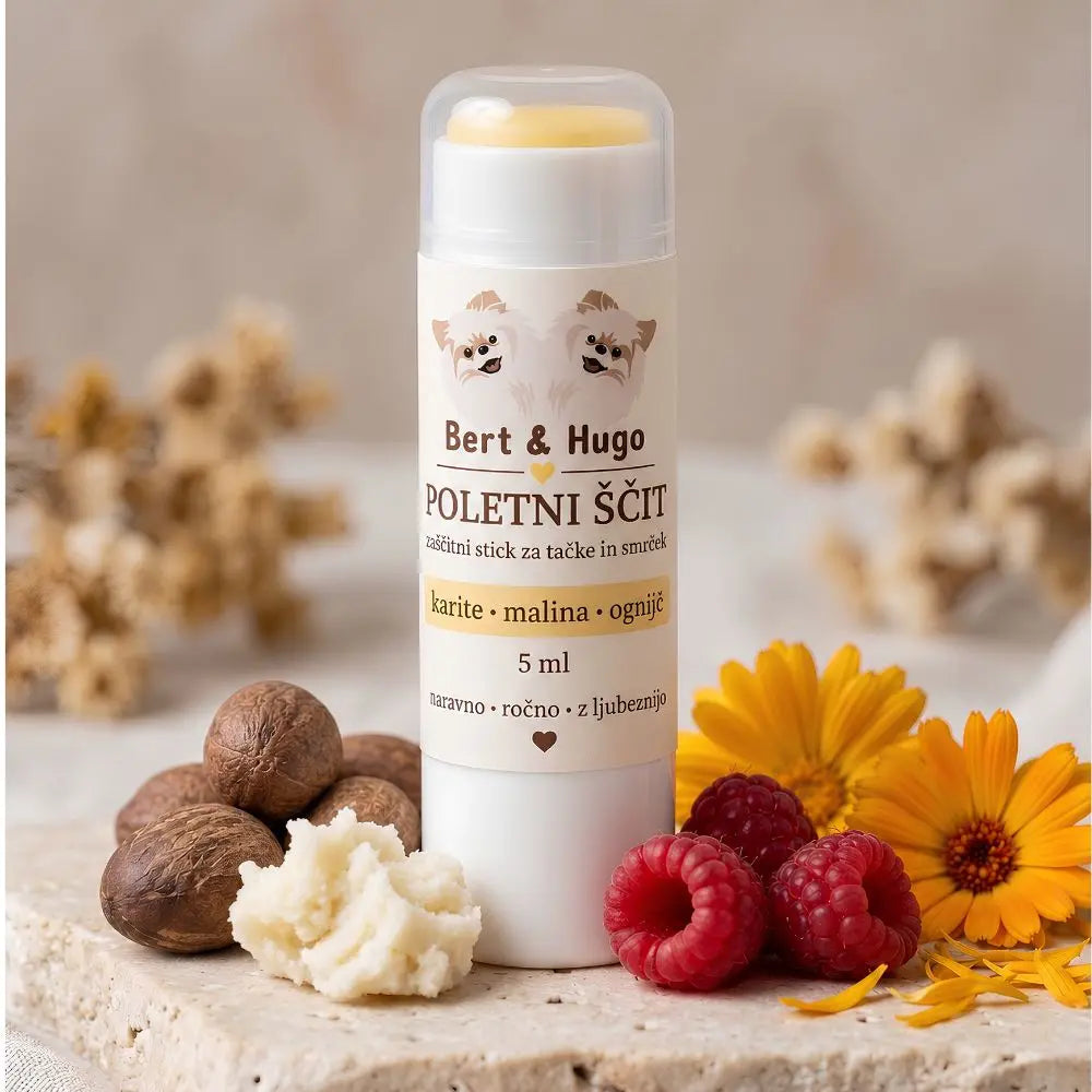 Bert & Hugo Poletni Ščit – Zaščitni stik za tačke in smrček (5ml) za na pot