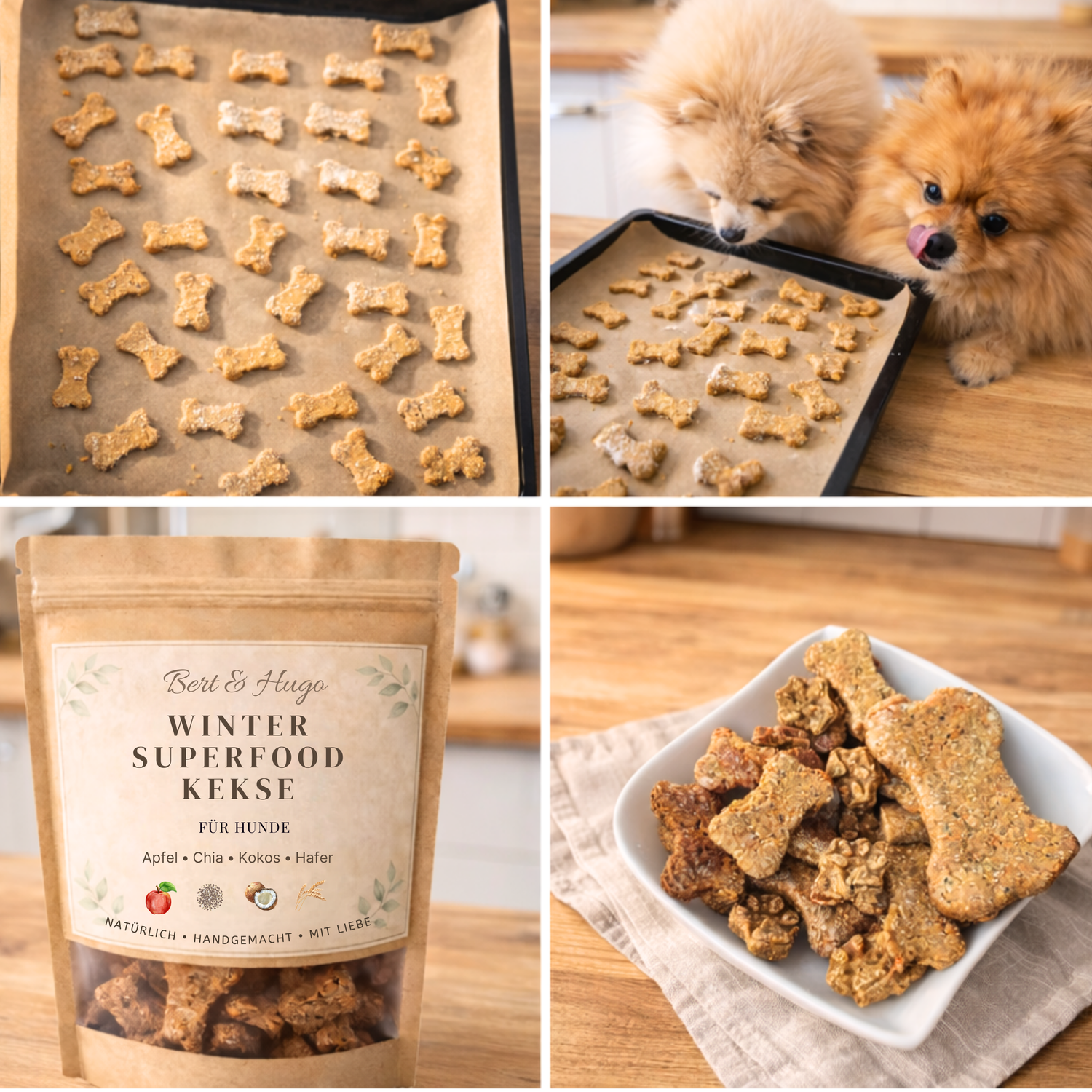 Winter-Superfood-Kekse Bert &amp; Hugo