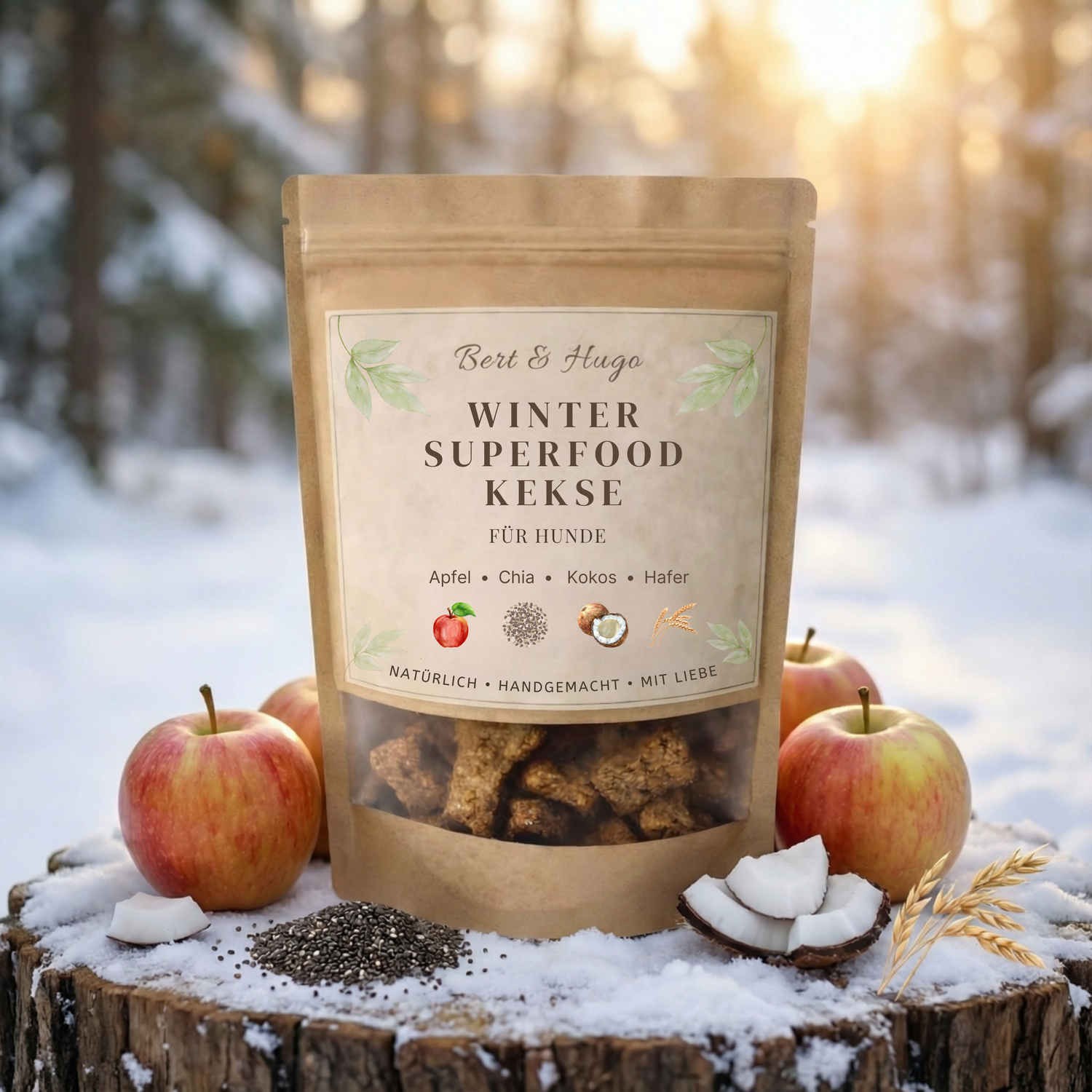 Winter-Superfood-Kekse Bert &amp; Hugo