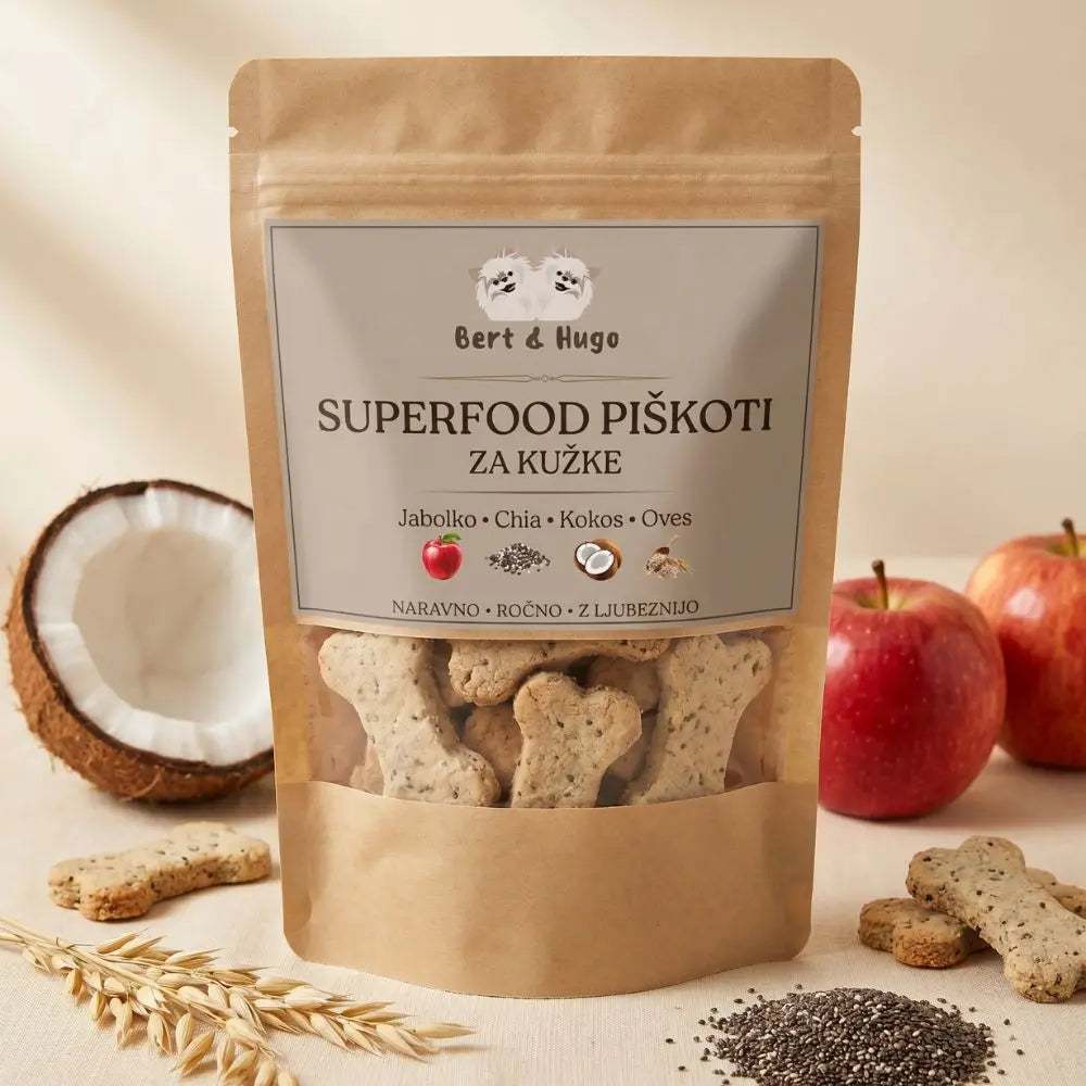 Bert &amp; Hugo Superfood Piškoti