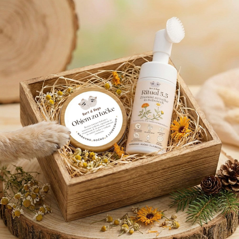 Set za popolno nego Bert &amp; Hugo: Ritual 5.5 + Objem za tačke